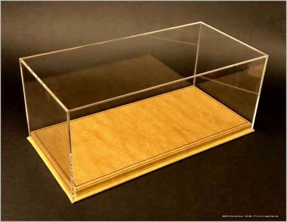 1:18 EDEL LEATHER ACRYLIC VITRINE / BEIGE / DUST